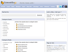 Tablet Screenshot of liensutiles.fr